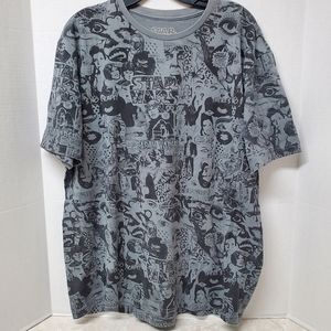 Marc Ecko x Star Wars & Sew Gray Men's Tee T-Shirt Shirt Graphic Sz XL